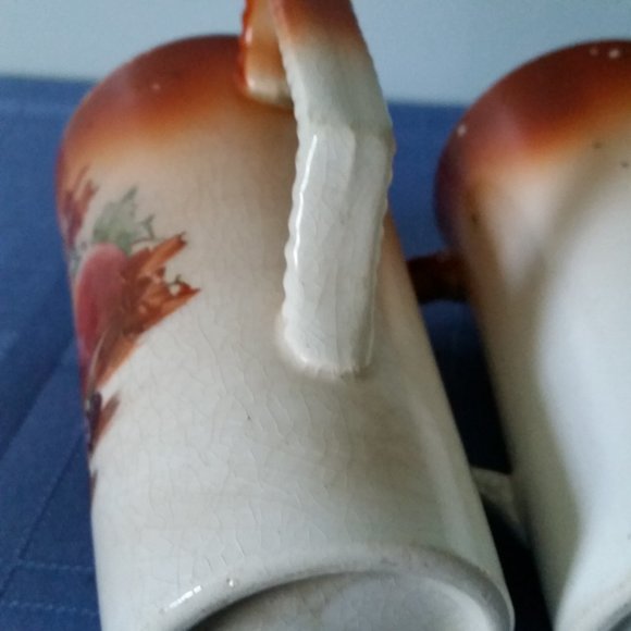 Antique Dresden China Porcelain Mugs Set of 4 Dresden China - Picture 14 of 15